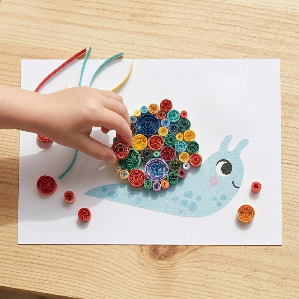 Creative Quill-Your-Own Snail