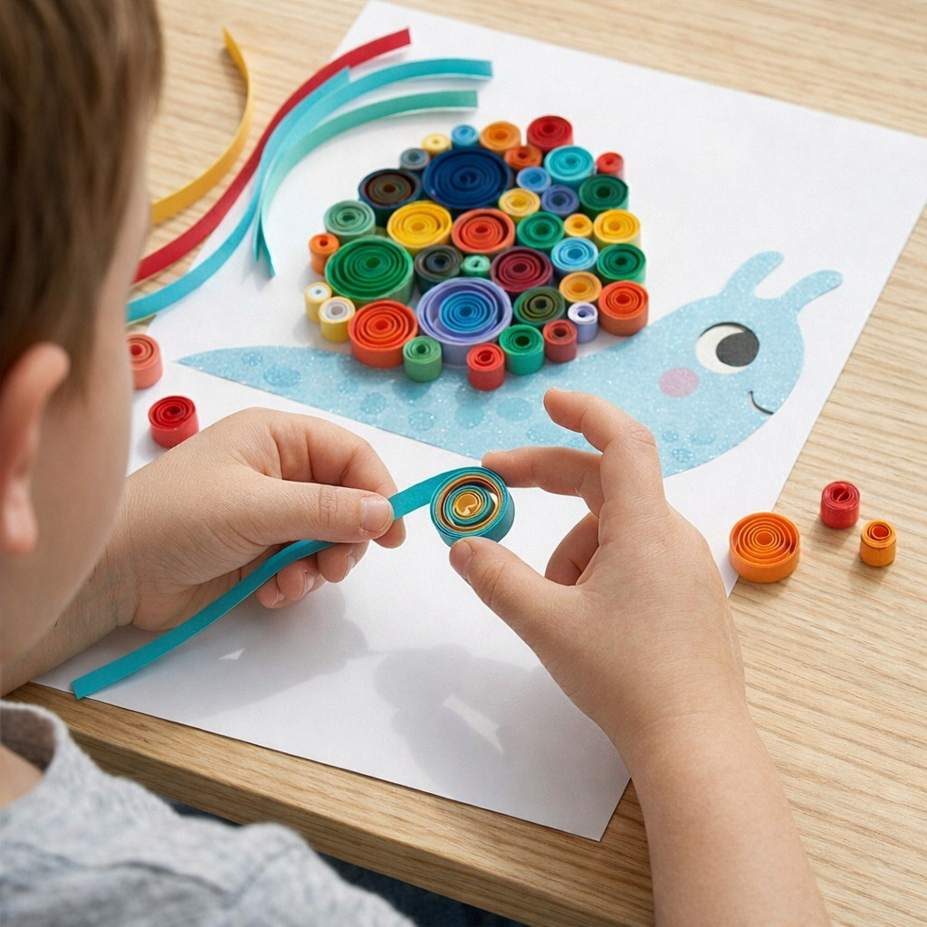 Creative Quill-Your-Own Snail